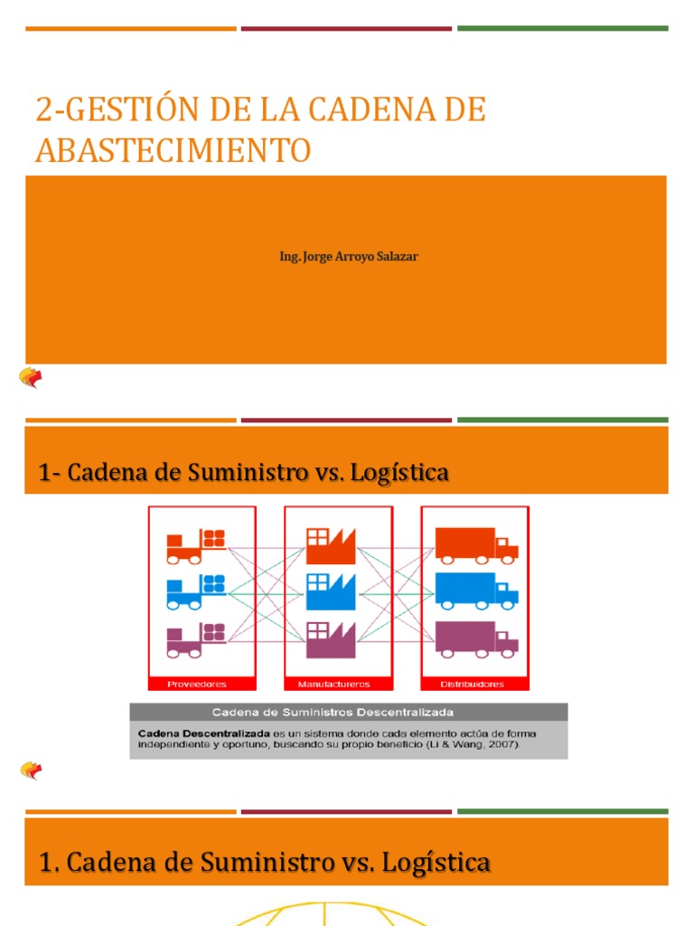 2 - Gestión de La Cadena de Abastecimiento | PDF | Logística | Inventario