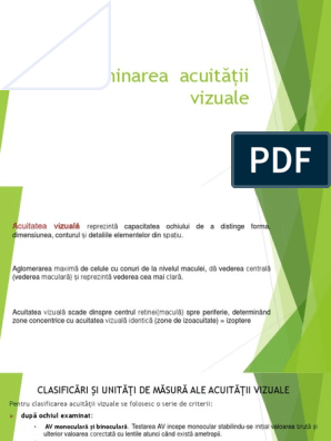 Determinarea acuităţii vizuale (AV) – eventisimo.ro
