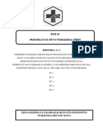 Bab Iii Peningkatan Mutu Puskesmas (PMP) : KRITERIA 3.1.1