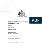 Boilers and Pressure Vessels Regulation 1954: Australian Capital Territory