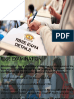RBSE Exam Details