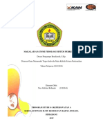 Makalah Anatomi Fisiologi Sistem Perkemihan