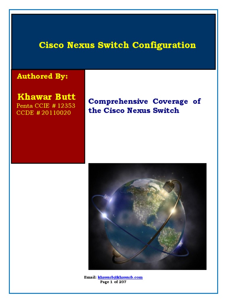 Comprehensive Coverage of The Cisco Nexus Switches PDF | PDF | Computer ...