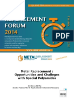 Metal Replacement Forum 2014