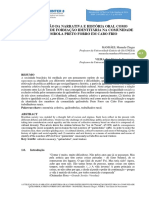 Chagas, M. e Vieira, T. A Utilização Da Narrativa e História Oral Como Instrumento de Formação Identitária Na Comunidade Quilombola Preto Do Forro em Cabo Frio