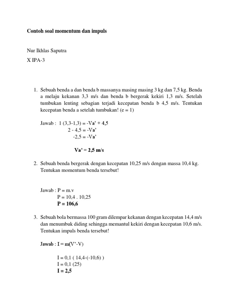 Tumbukan lenting sempurna picture