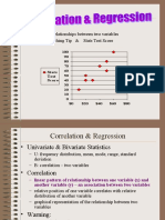 2 Correlation & Regression