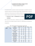 Memoria Calculo y Planillas - Hidrosanitario