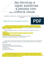 2 Ajudas Técnicas e Tecnologias Assistivas para A Pessoa Com Deficiência Visual