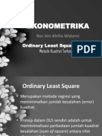 Ordinary Least Square (OLS)
