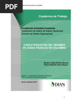Caracterización Del Régimen de Zonas Francas en Colombia