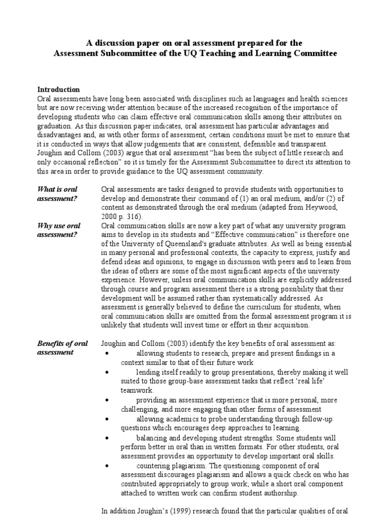 Assessment learning essay image