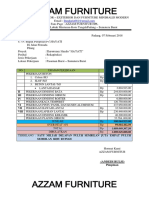 AZZAM FURNITURE REKAPITULASI HARGA PEKERJAAN