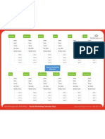 Yearly Marketing Calendar Map