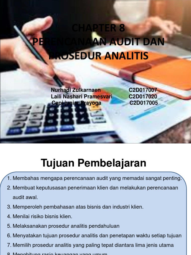 Chapter 8 Perencanaan Audit Dan Prosedur Analitis