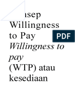 Konsep Willingness to Pay