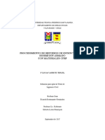 CFRP Procedimiento de refuerzo de estructuras de Hormigón