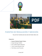 Puentes de Regulacion y Medicion