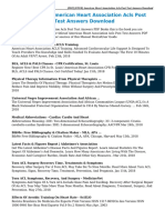 American Heart Association Acls Post Test Answers