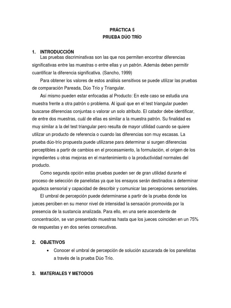 Prueba Duo Trio PDF Percepción