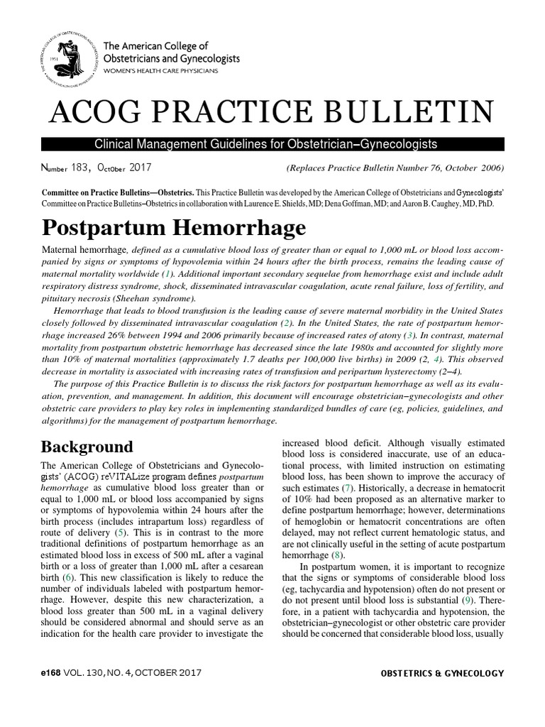acog practice bulletin free download