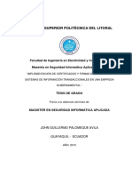 ANTECEDENTES 04 Tesis Maestría Implementación de Certificados y Firmas Digitales Para Sistemas de Información Transaccionales en Una Empresa Gubernamental