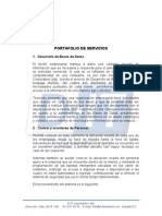 Portafolio de Servicios