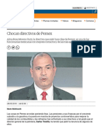 Despide Pemex A La Subdirectora de Económico - Financiera de La Dirección Corporativa de Finanzas