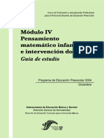 Pensamiento Matematico Preescolar