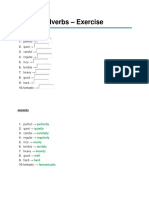 Adverbs Exercises -Ly