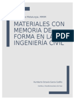 Materiales Con Memoria de Forma en La Ingeniería Civil