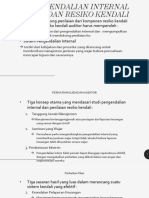 Untuk Mendukung Penilaian Dari Komponen Resiko Kendali Dari Model Resiko Kendali Auditor Harus Memperoleh