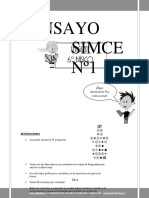 Ensayo1 Simce Lenguaje 6basico 2011