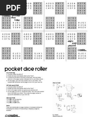 Pocket Dice Roller a4