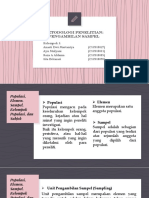 Research Methodology: Sampling