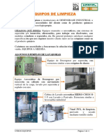 Equipos de limpieza industrial y productos químicos desengrasantes