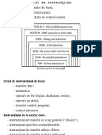 Cursul 6 - Setul de Instructiuni (Instr. de Transfer, Aritmetice)