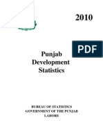 Punjab Development Statistics 2010