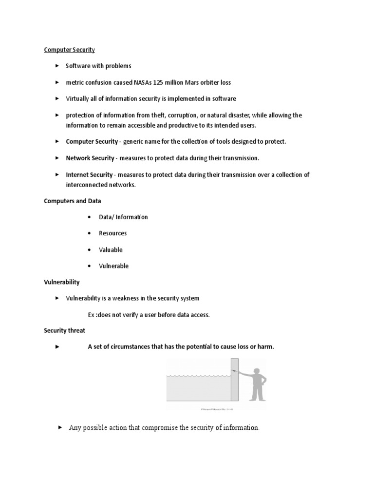 Computer Security Note | PDF | Cipher | Computer Security