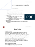 Notas de Aula Planejamento e Controle Da Produção - 2018 - 1