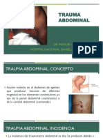 Trauma Abdominal: Dr. Manuel Aquino Morales Hospital Nacional Daniel Alcides Carrión