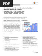 The Role of Nanomaterials As Effective Adsorbents and Their Applications in Wastewater Treatment