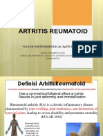 Artritis Reumatoid: Yulyani Werdiningsih, DR, Sppd-Finasim