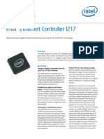 Intel® Ethernet Controller I217: High-Performance Gigabit Network Connectivity With Support For Intel® Vpro™ Technology