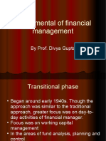 Fundamental of Financial Management: by Prof. Divya Gupta