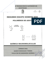 Resumen Equipo 3 Polímeros de Adición U-1