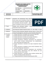 Kesehatan Dan Keselamatan Kerja Bagi Petugas Laboratorium