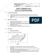 Tube-Tubesheet Mockup Test Procedure