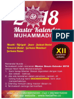 Master Kalender Muhammadiyah 2018