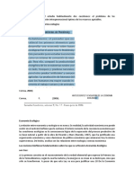 Economia Ambiental Vs Ecologica